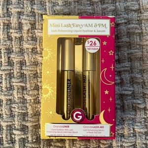 Grande lash serum and liquid liner.